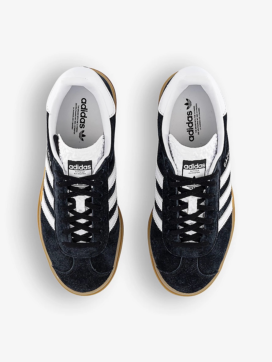 Gazelle Bold brand-embellished suede low-top trainers - 2