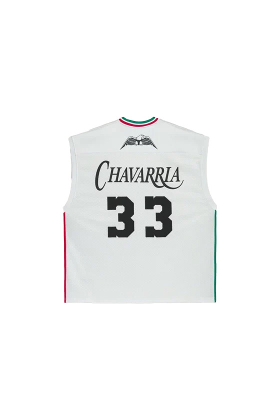 Adidas X Willy Chavarria Jabbar Bball Jersey Off White - 2
