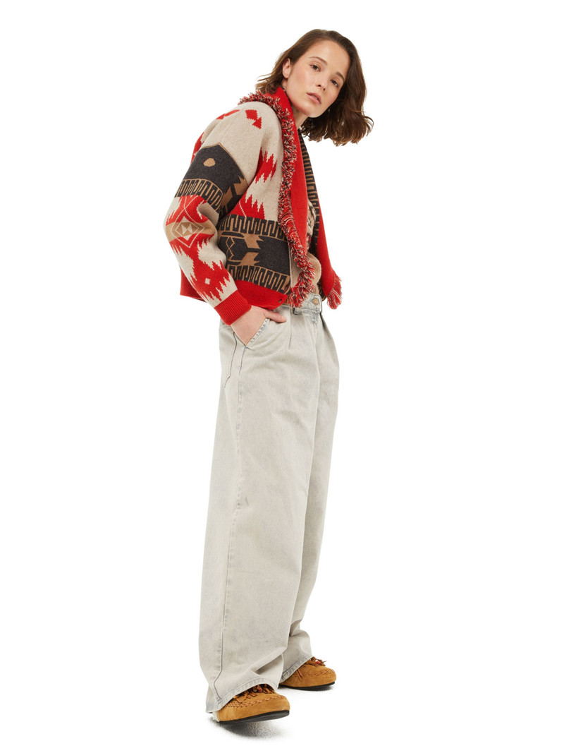 Alanui Icon Jacquard Cardi-Bomber outlook