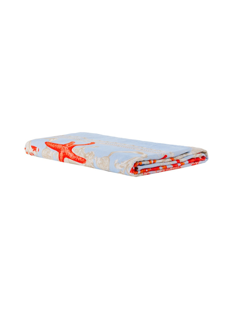 VERSACE Blue Barocco Sea Beach Towel outlook