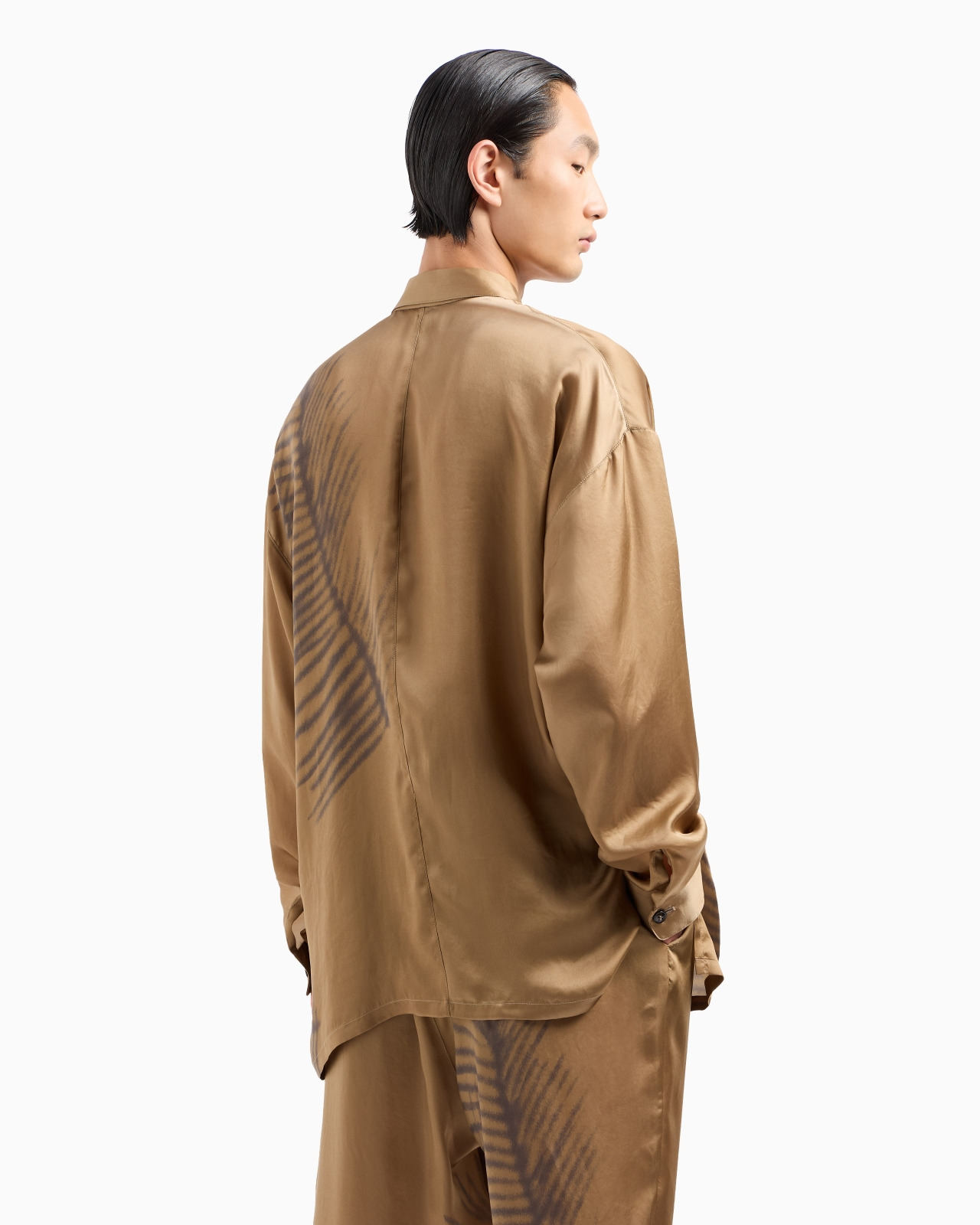 PRINTED CUPRO SHIRT JACKET - 3
