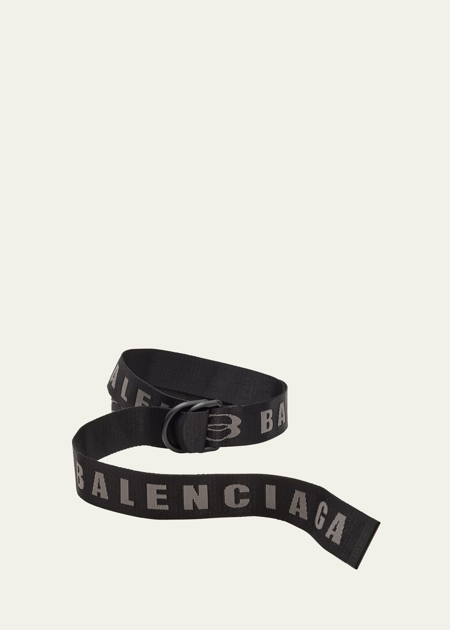 BALENCIAGA Men's D-Ring Unity Webbing Belt | bergdorfgoodman BALENCIAGA Men's D-Ring Unity Webbing Belt | bergdorfgoodman