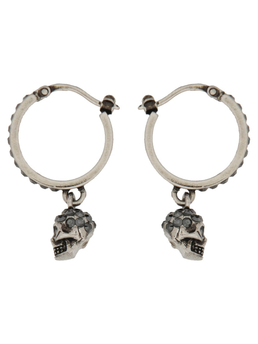 Alexander Mcqueen Women Skull Hoop Earrings - 3