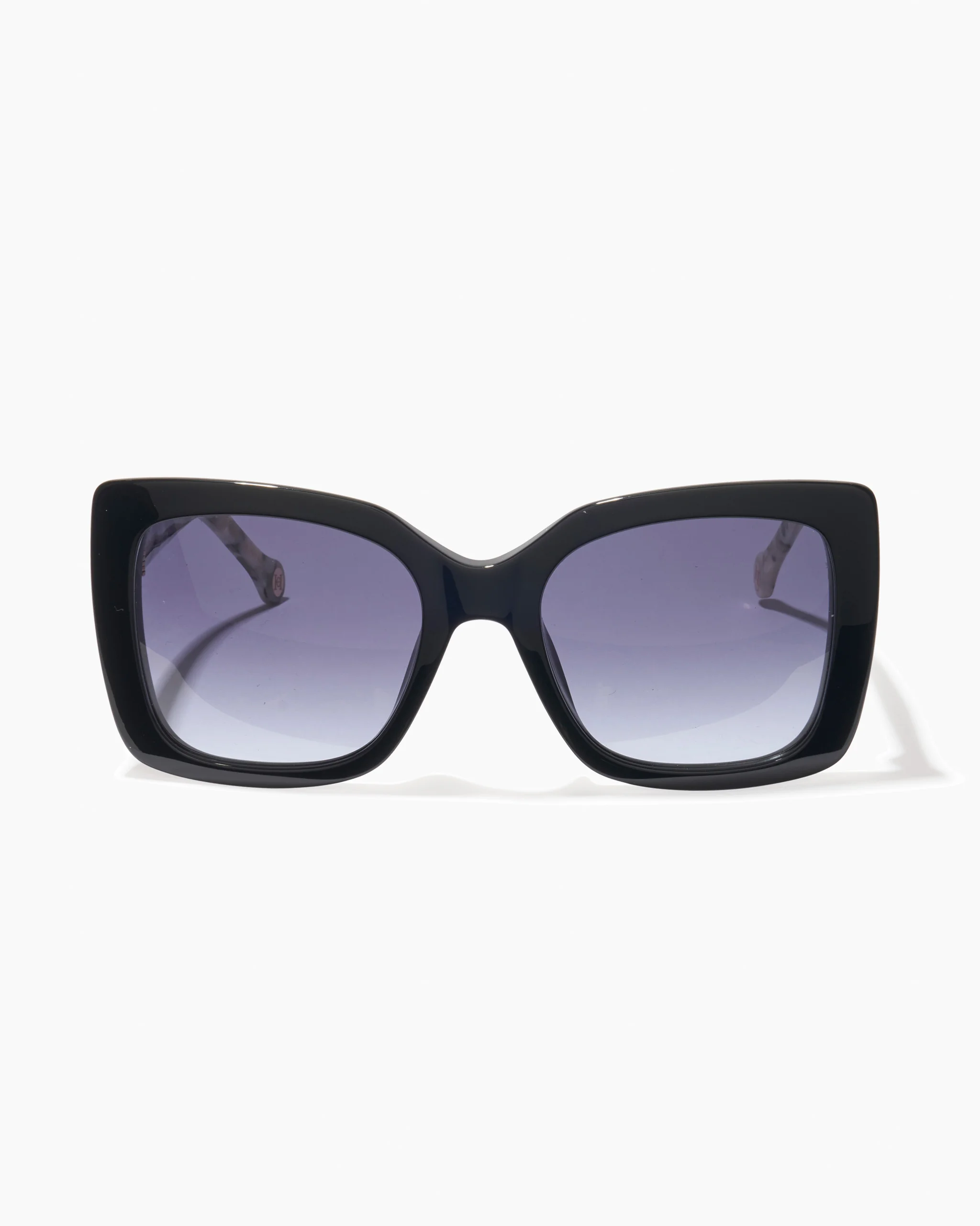 Oversized Sunglasses With Contrast Temples - 1