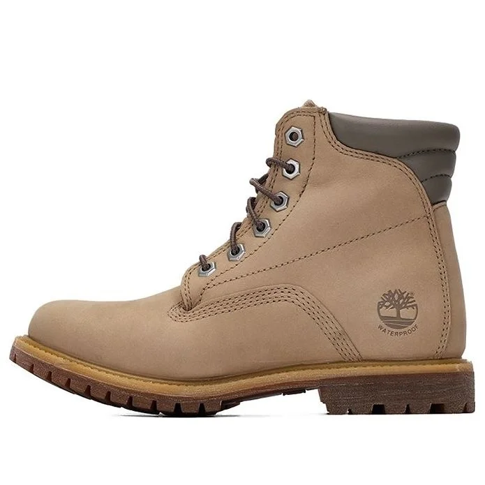 (WMNS) Timberland Waterville 6 Inch Boots 'Light Beige Nubuck' A2M26269 - 1