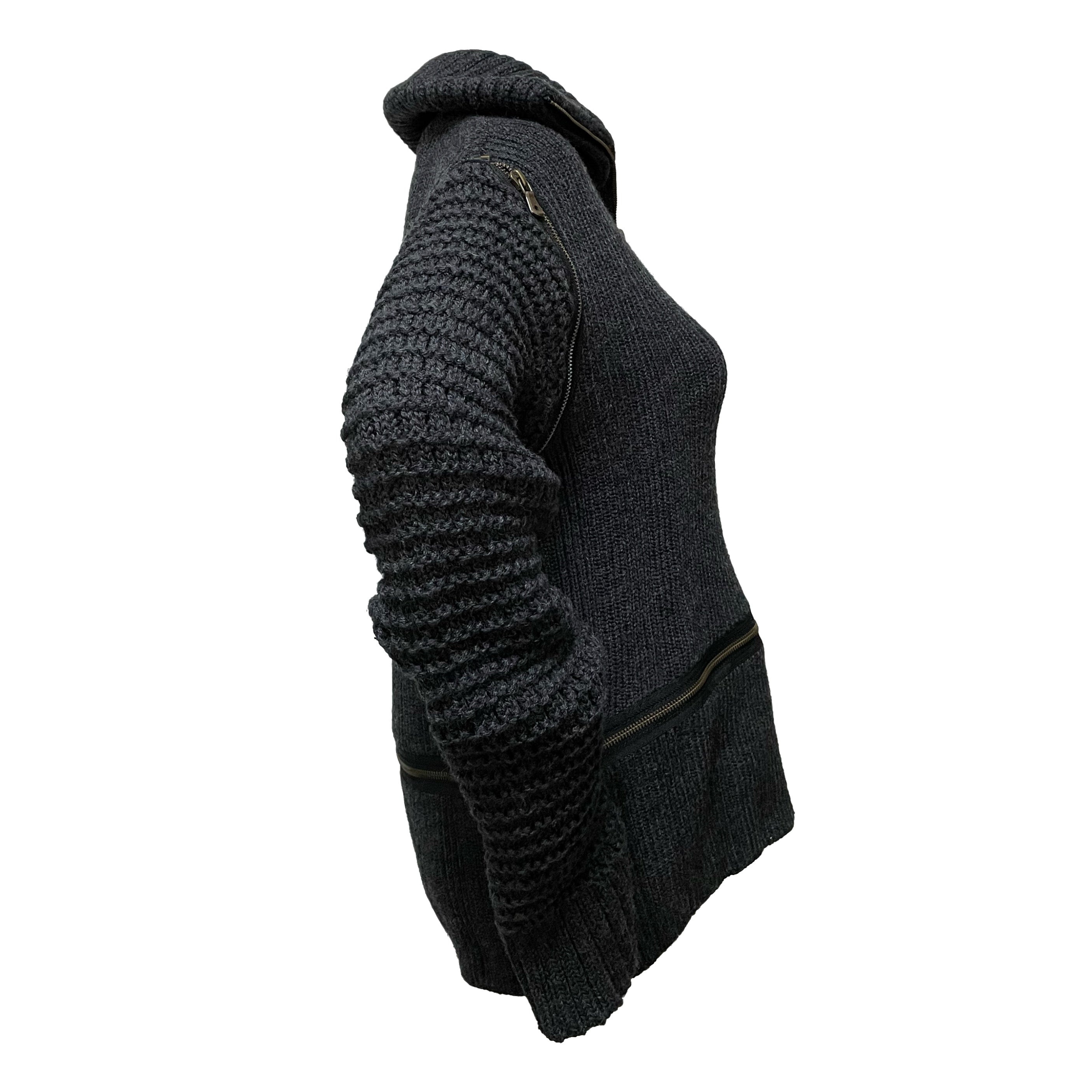 DOLCE&GABBANA Fall Winter 2003 Zipper Turtleneck Sweater - 3