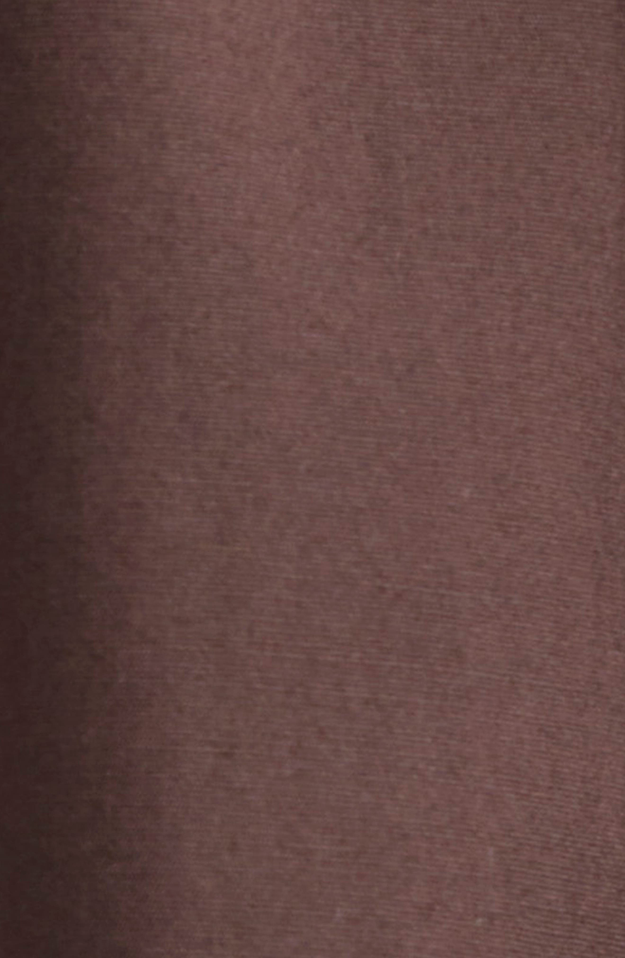 STAUD Wells Short Sleeve Stretch Cotton Midi Dress in Earth at Nordstrom - 6