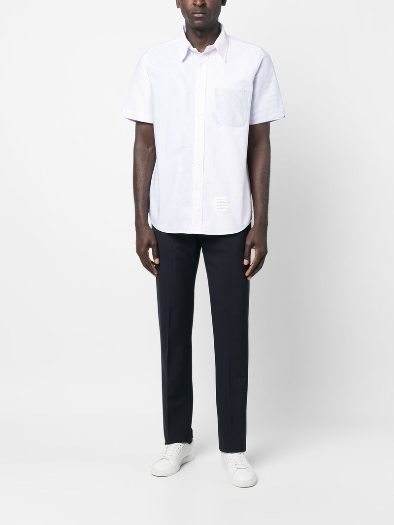 Thom Browne short sleeve striped shirt outlook