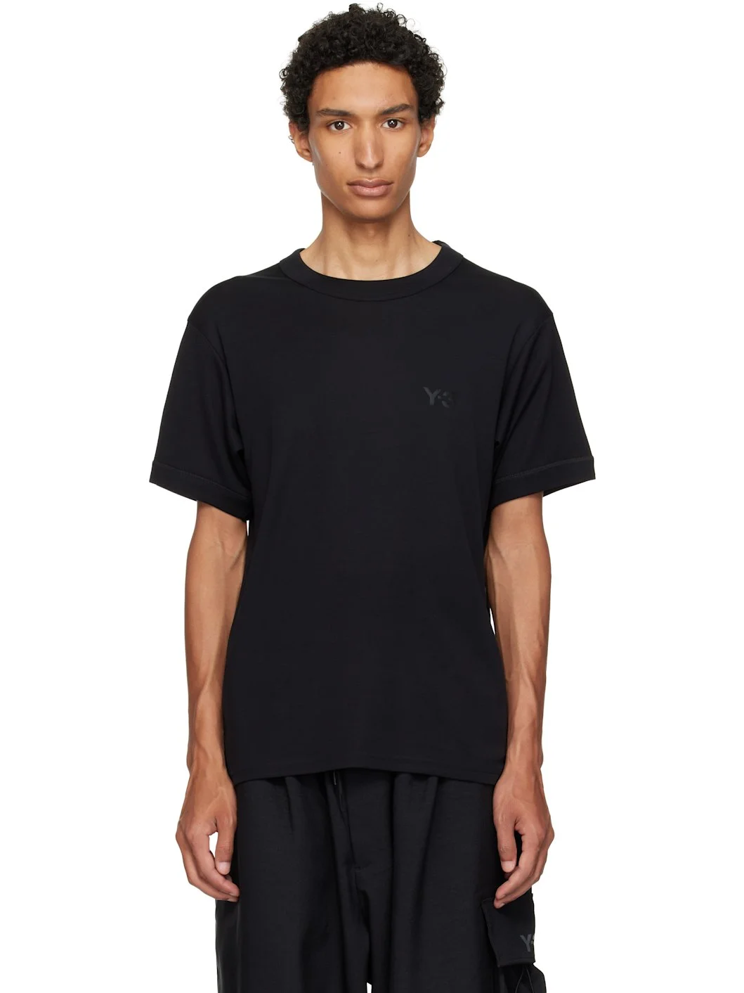 Black Slim Short Sleeve T-shirt - 1