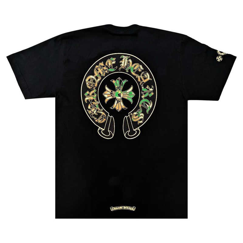 Chrome Hearts Chrome Hearts Horse Shoe Logo Pocket T-Shirt 'Black/Camo' outlook