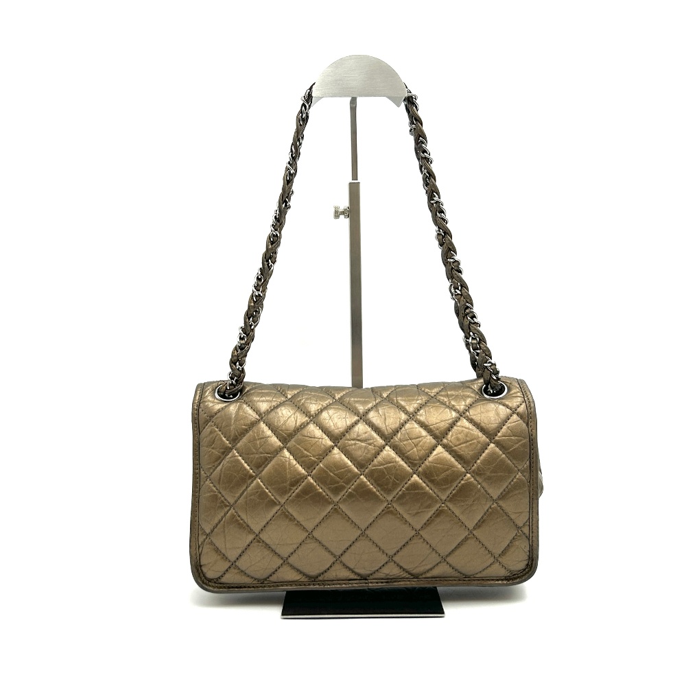 Chanel No.10 Gold Flap Chain Shoulder Bag - 3