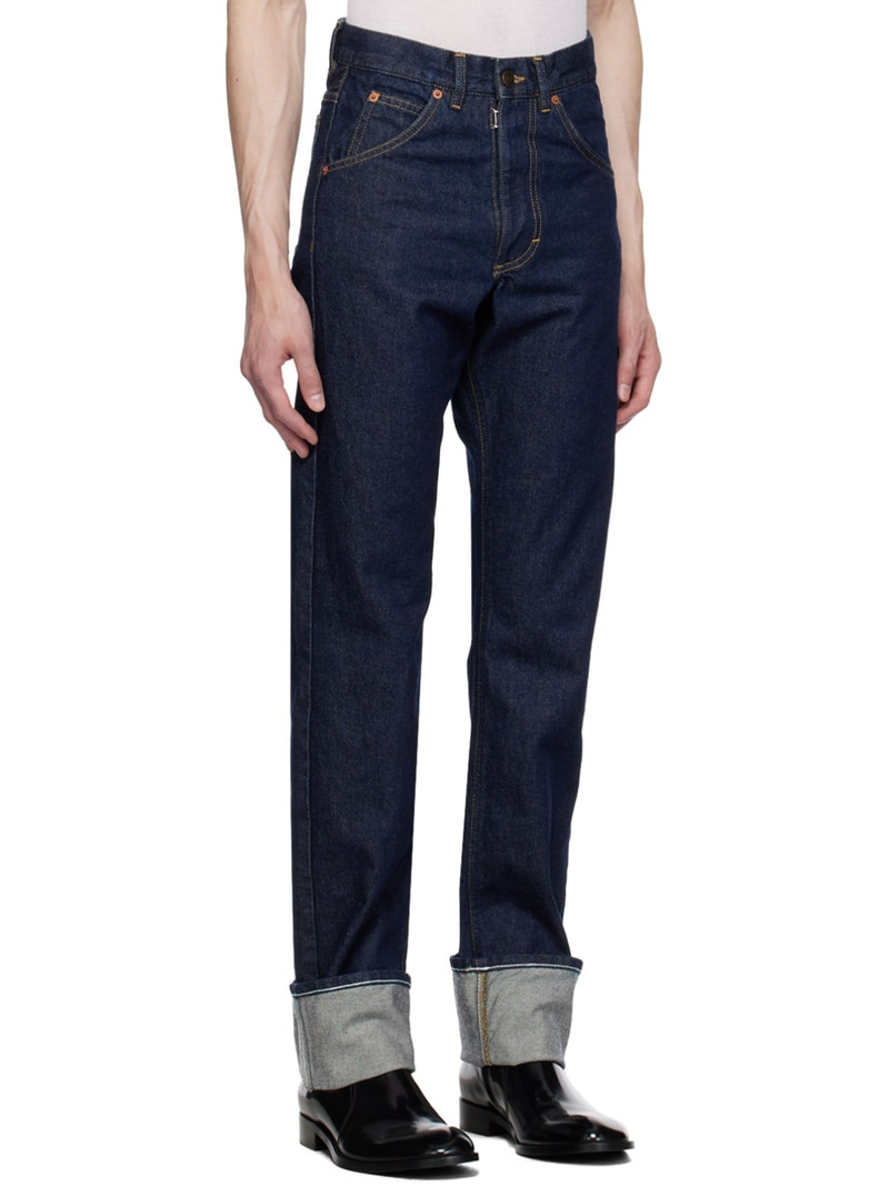 Indigo Five-Pocket Jeans 2