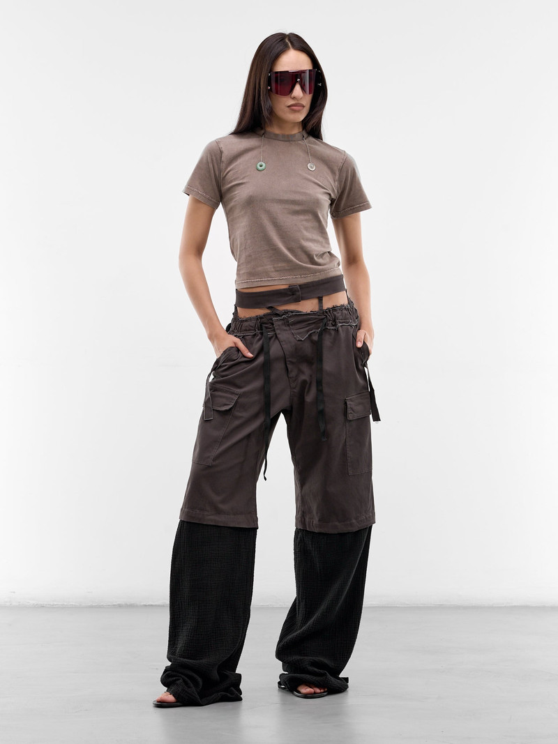 OTTOLINGER Two-Tone Paneled Cargo Pants outlook