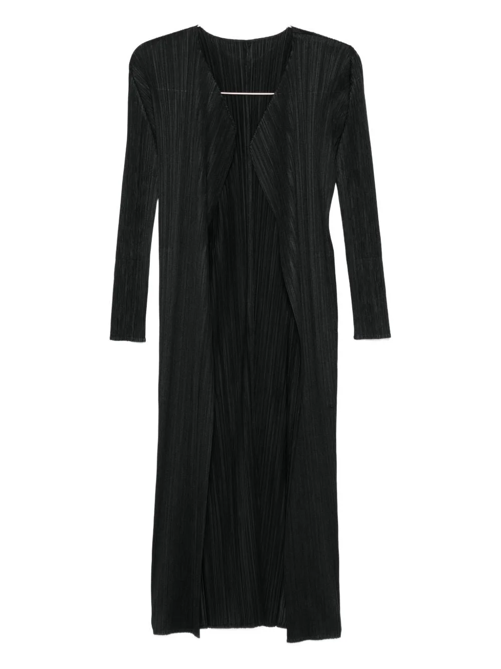 Pleats Please Issey Miyake Women Pleated Long Cardigan - 1