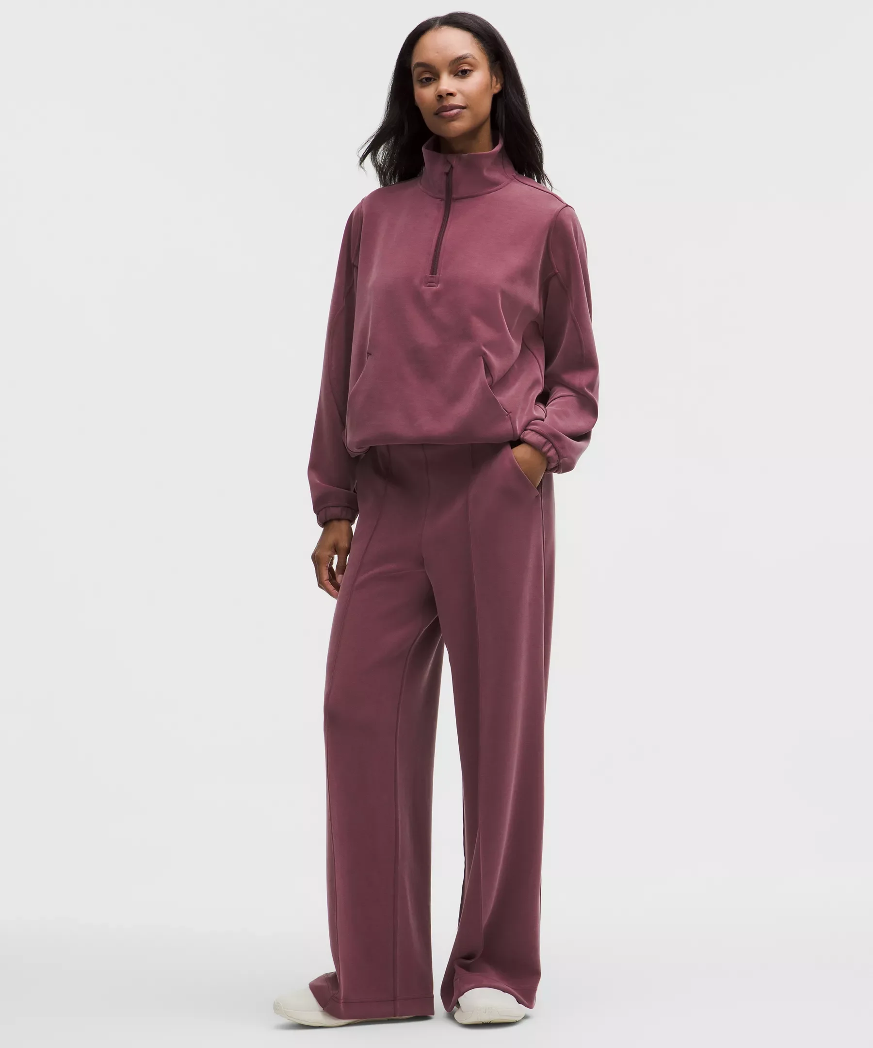 Softstreme Pintuck High-Rise Wide-Leg Pant *Regular - 1