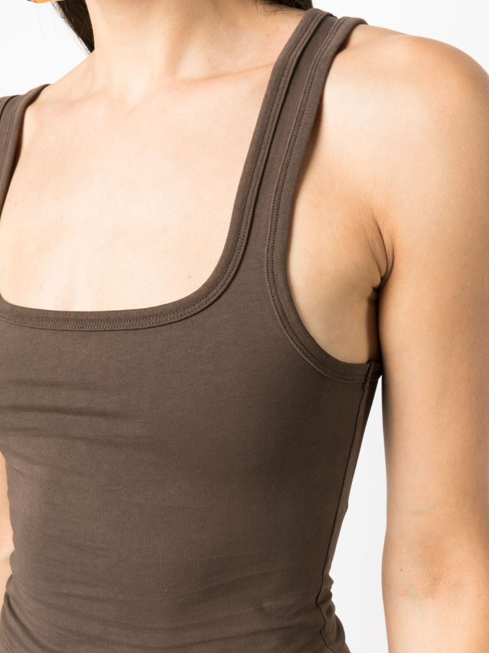 square-neck cropped top - 5