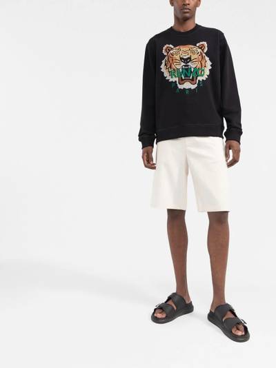 KENZO Tiger Head cotton sweatshirt outlook