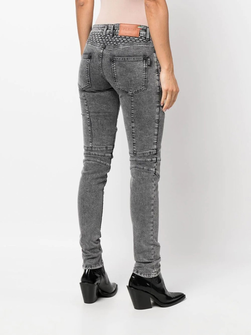 Bike low-rise skinny jeans 4