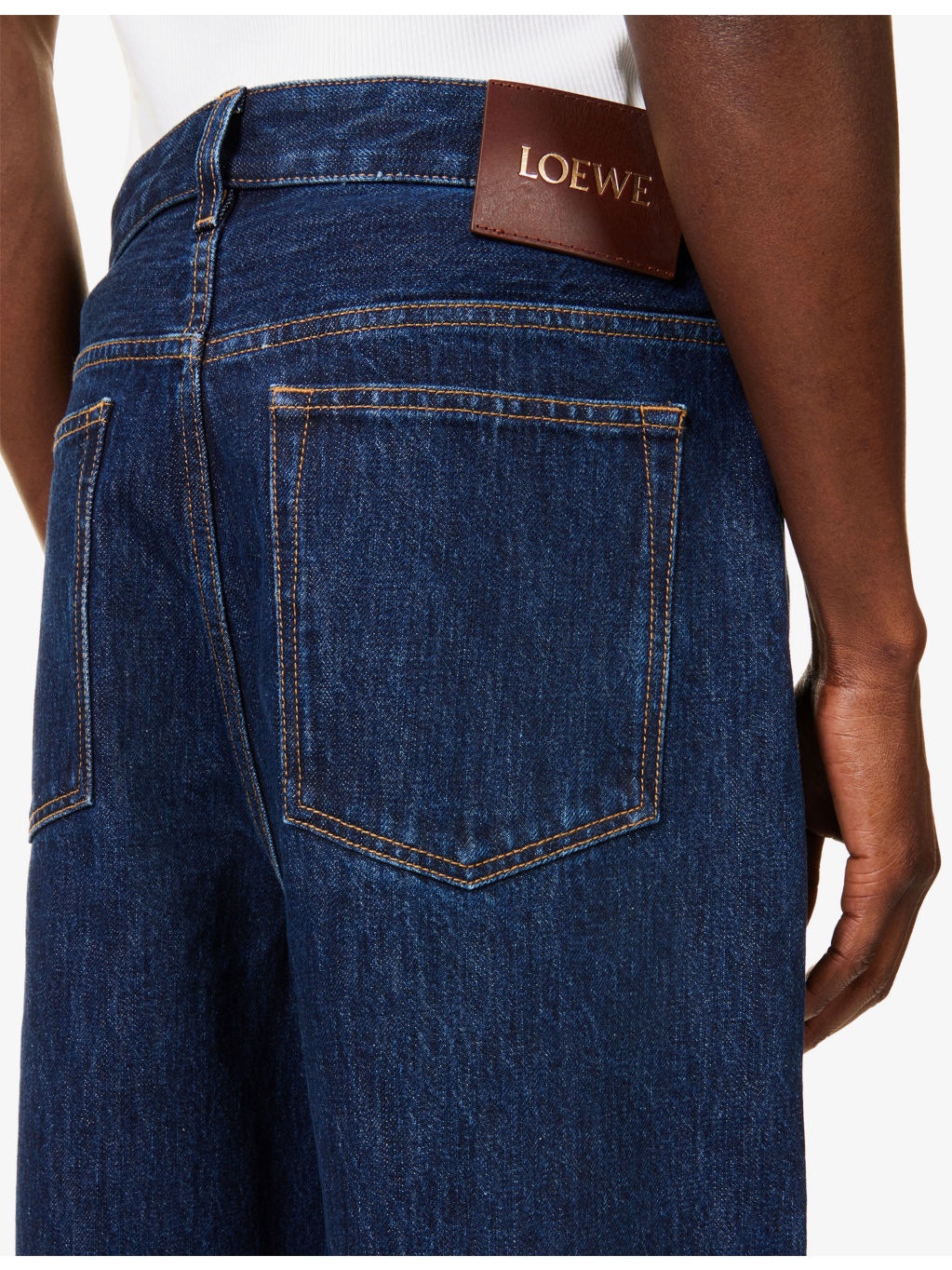 Relaxed-Fit Wide-Leg Denim Jeans - 5