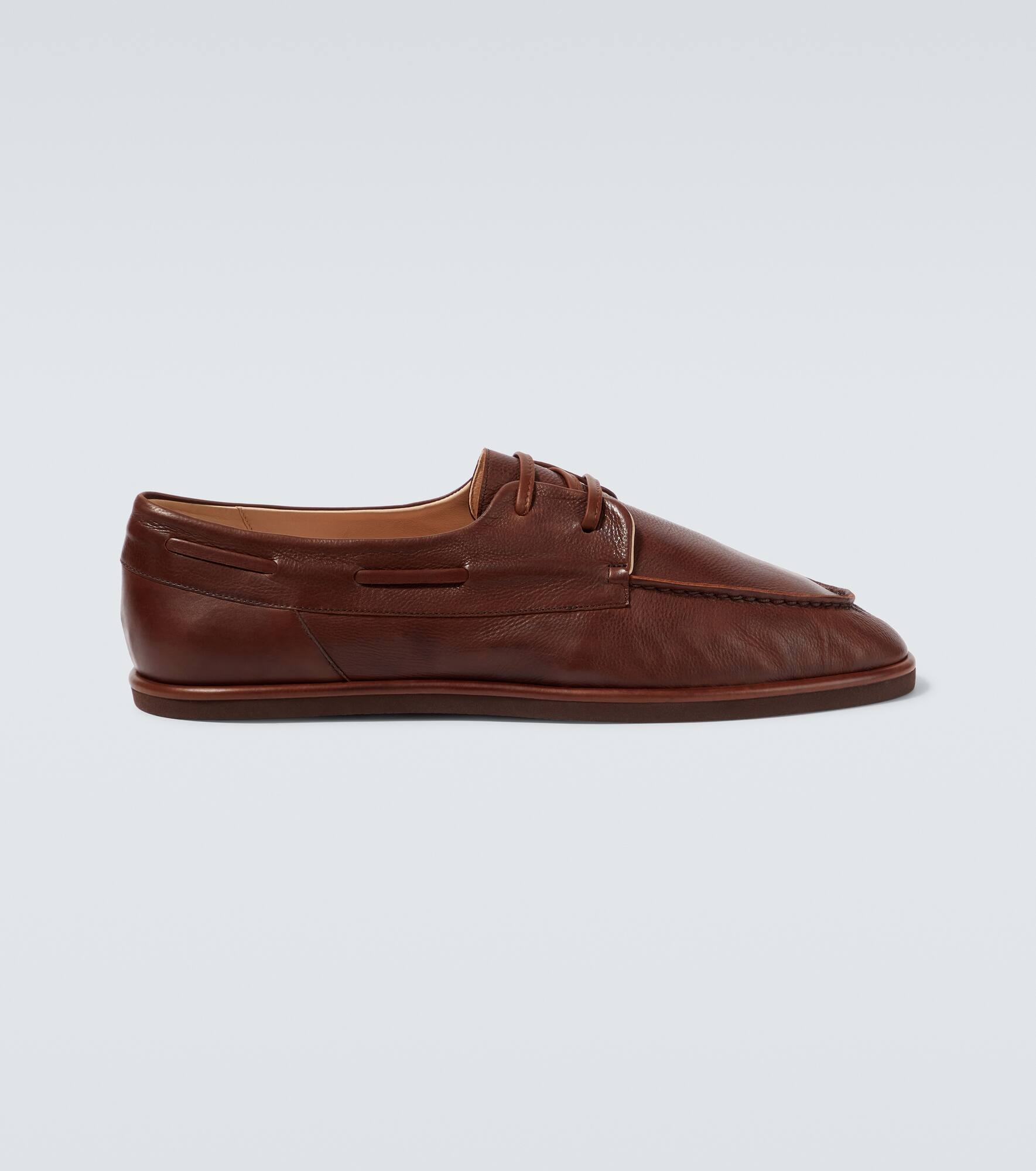 Leather Derby shoes - 1