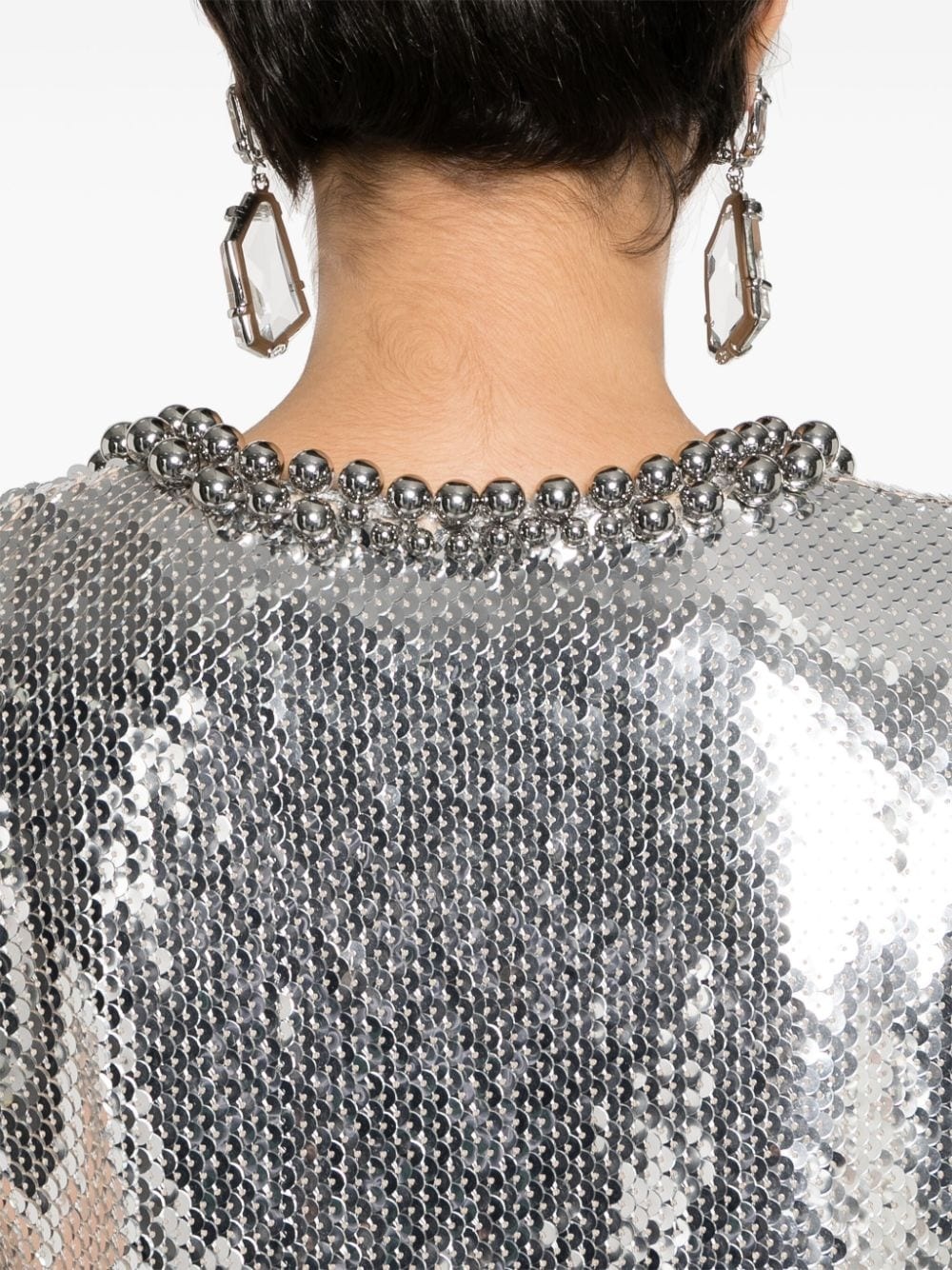 sequin-embellished top - 5