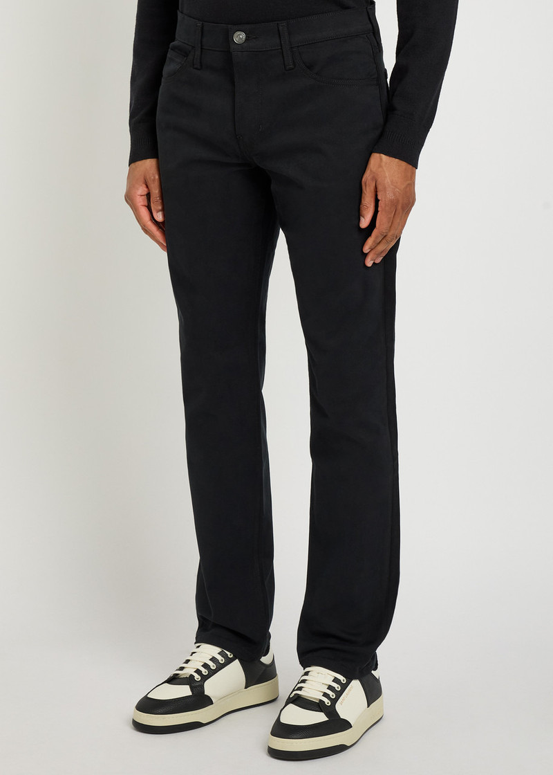PAIGE Paige Macneil Slim Straight-leg Twill Trousers outlook
