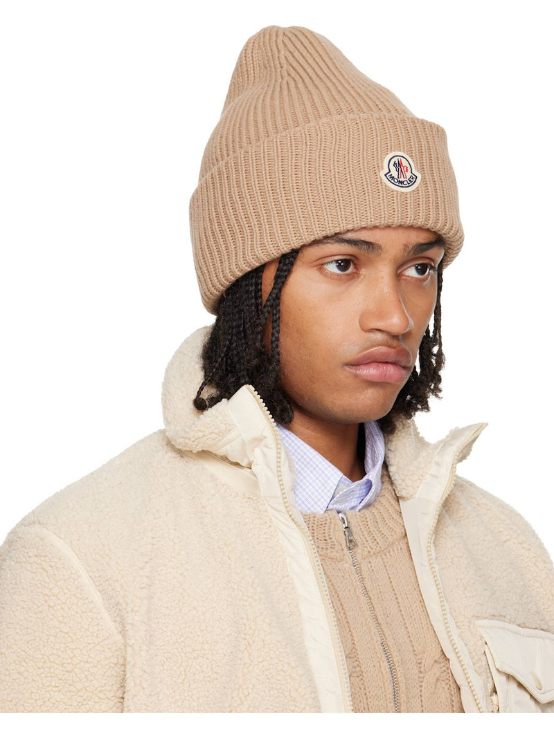 Moncler Beige Wool & Cashmere Beanie outlook