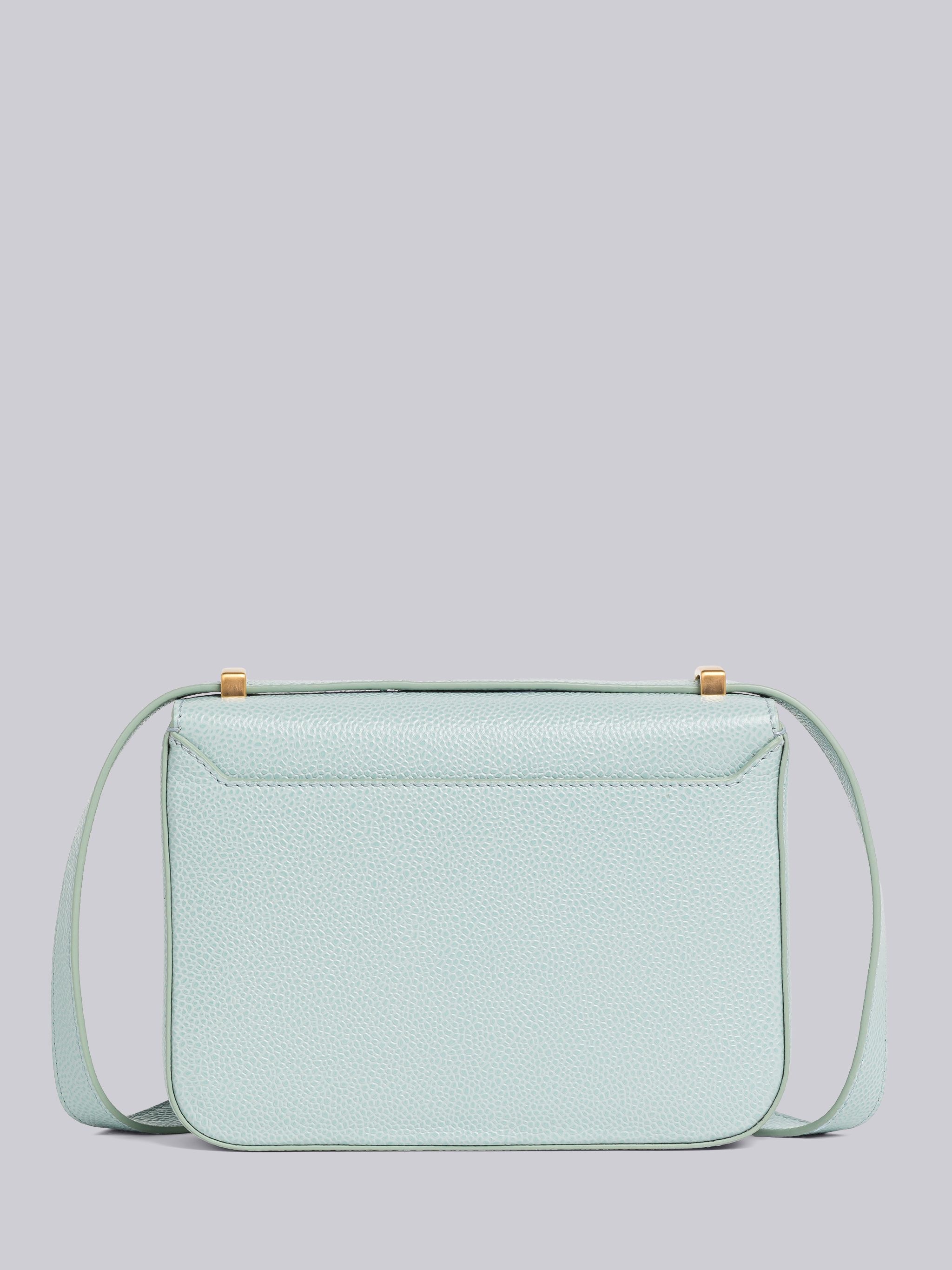 Pebble Grain Leather Mini Saddle Bag 4