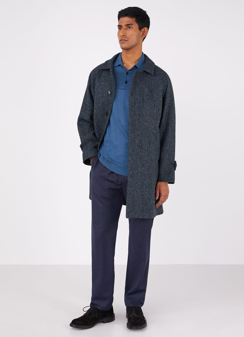 Sunspel Harris Tweed Car Coat outlook