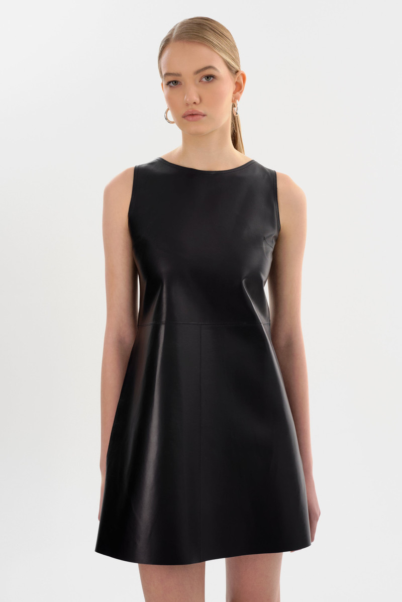 LOZANA | Reversible Leather Dress 1