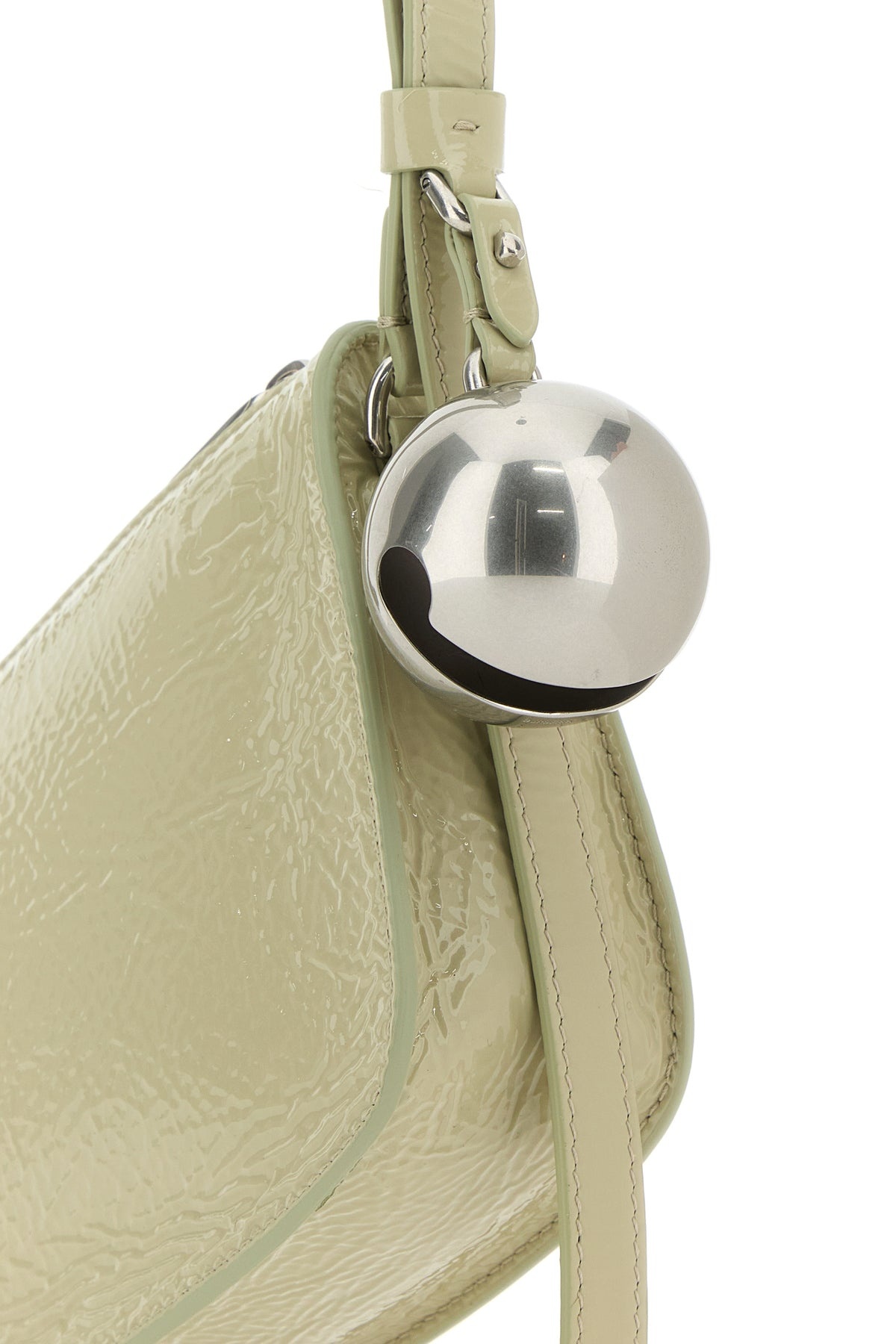 Pastel pink leather Knight small shoulder bag - 4