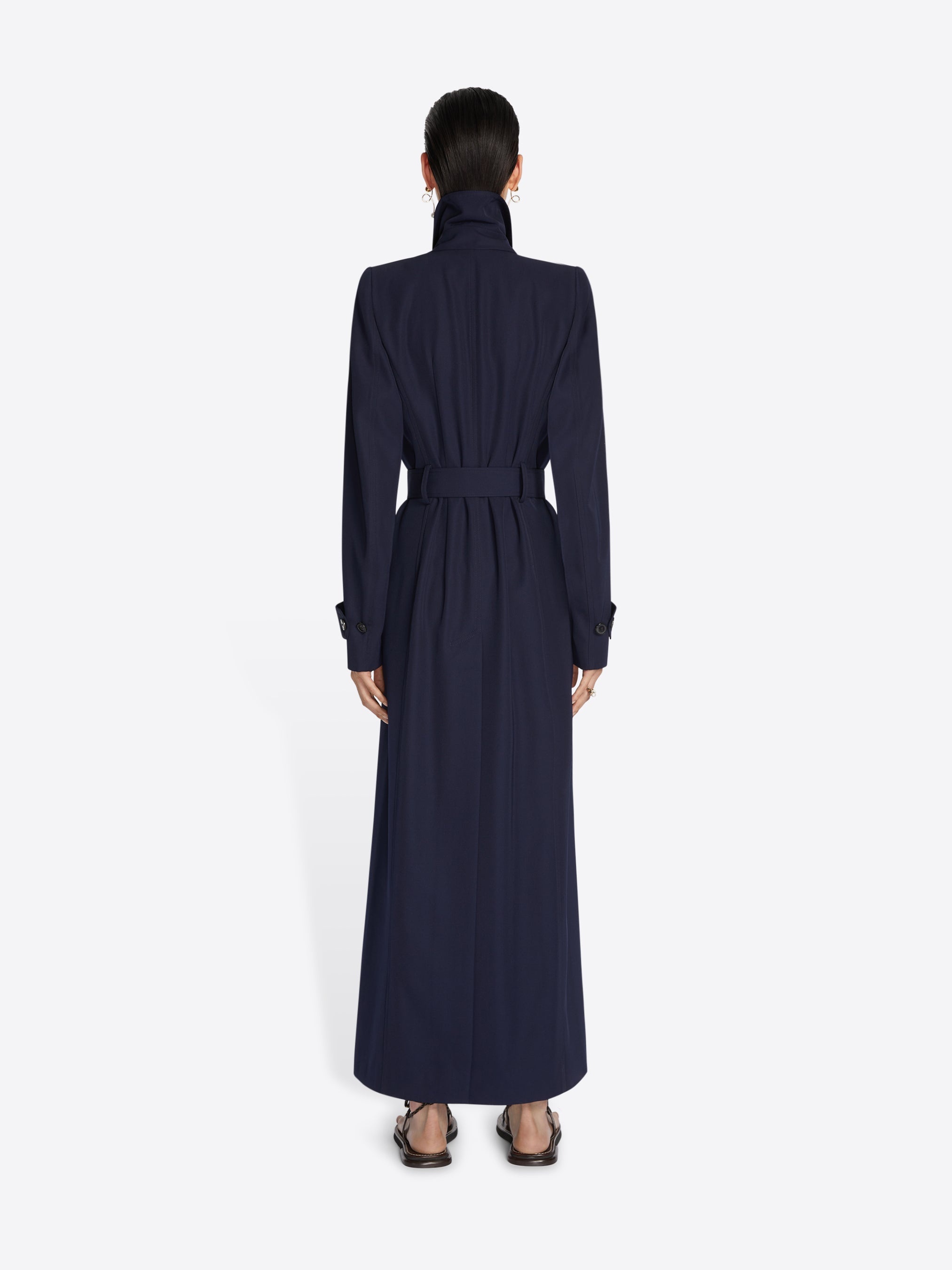 FITTED TRENCH COAT - 4