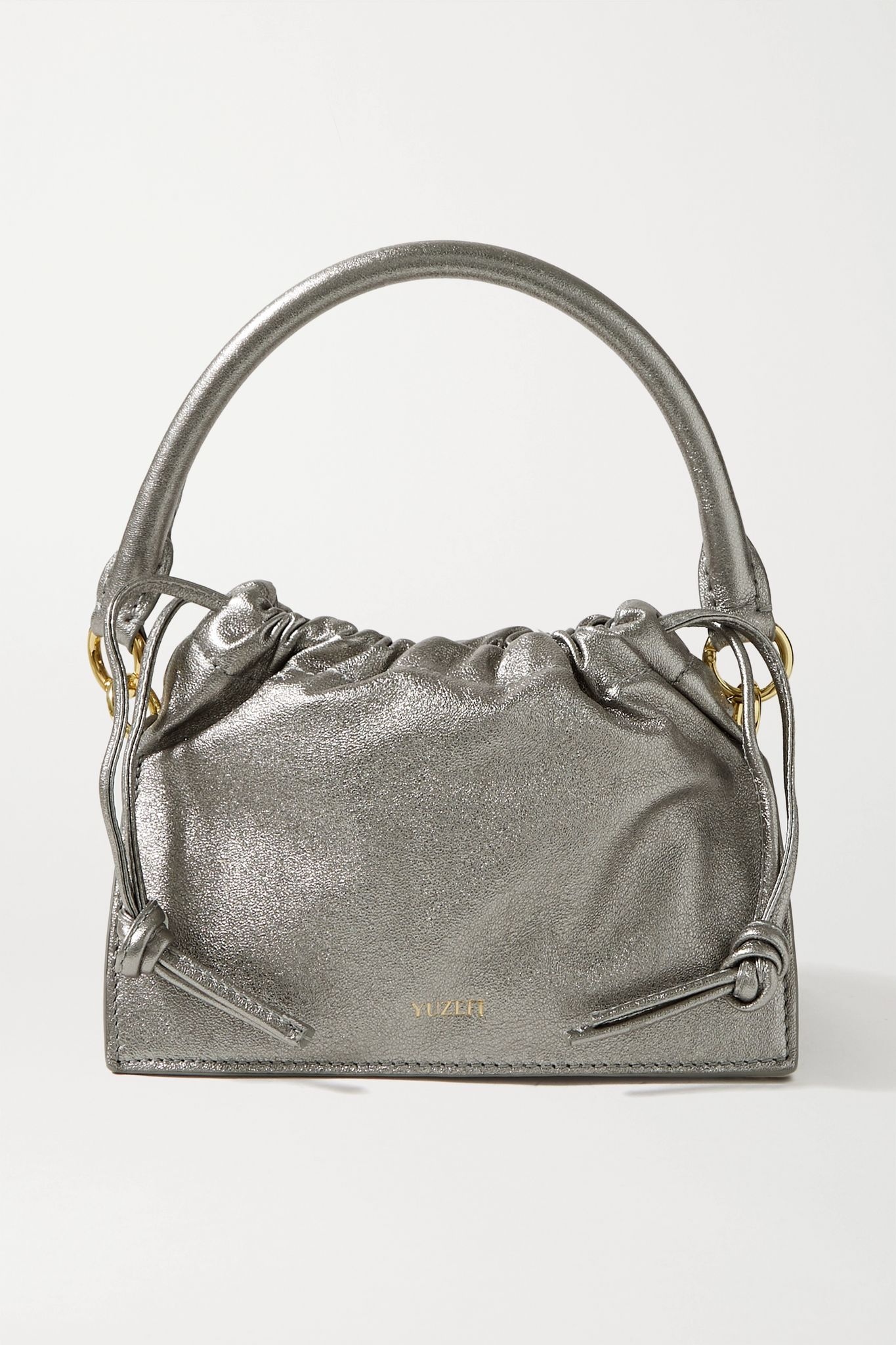 Bom mini metallic leather tote - 1