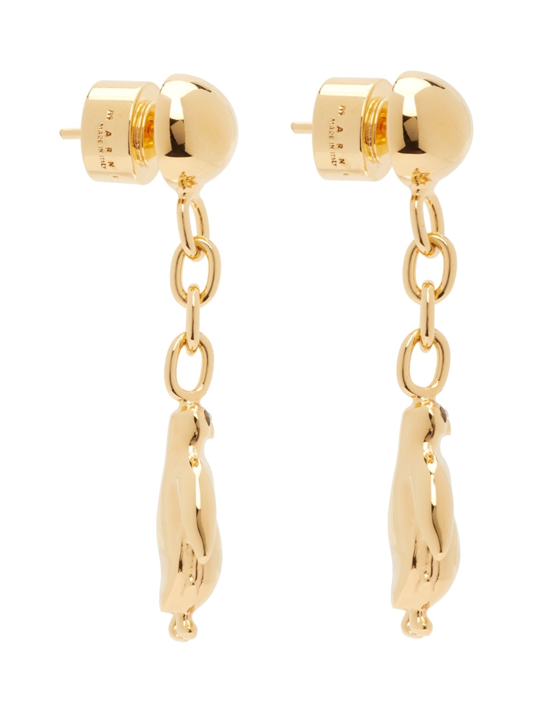 Gold Charm Earrings - 2