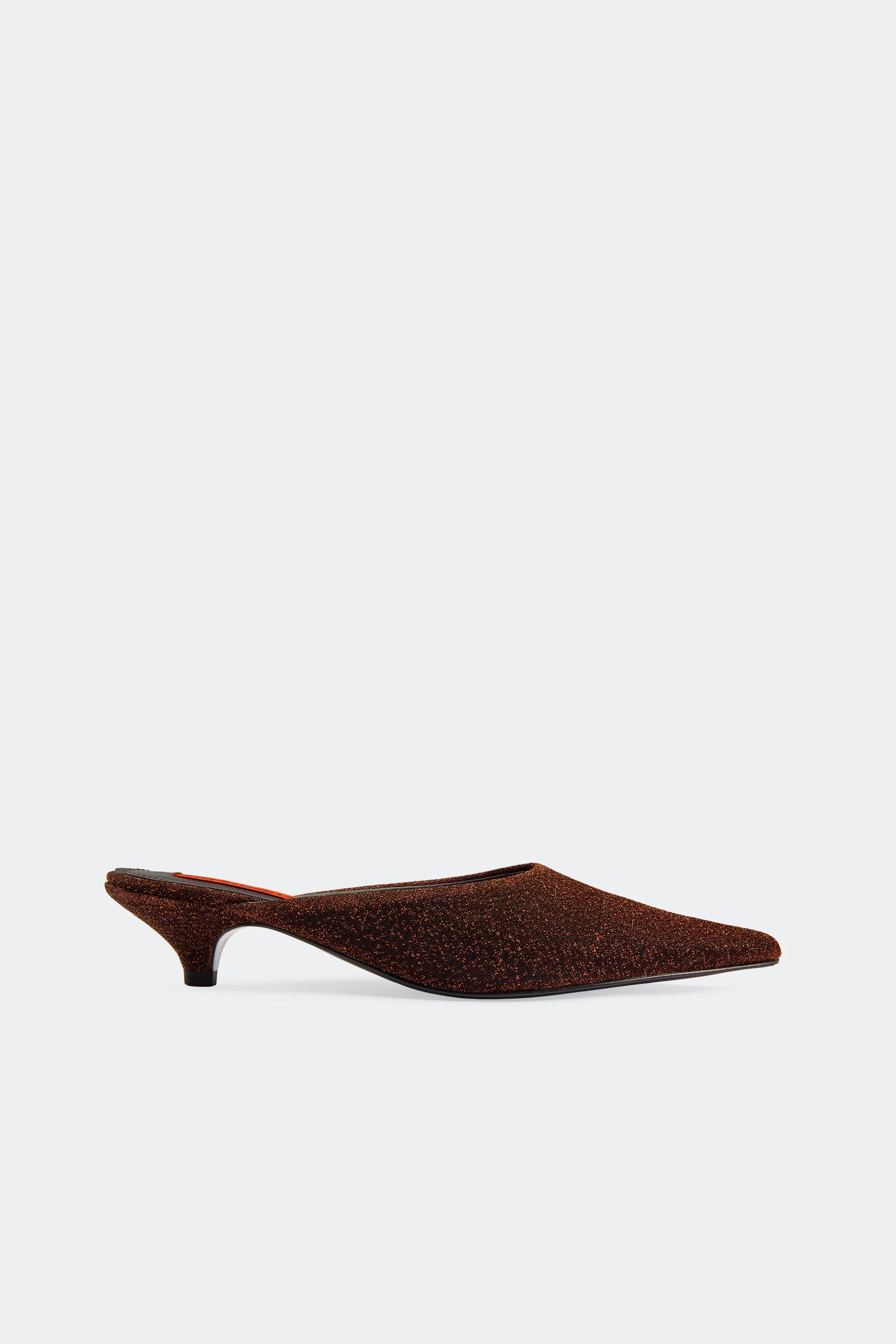 Arrow Mule In Bronze Lurex - 1