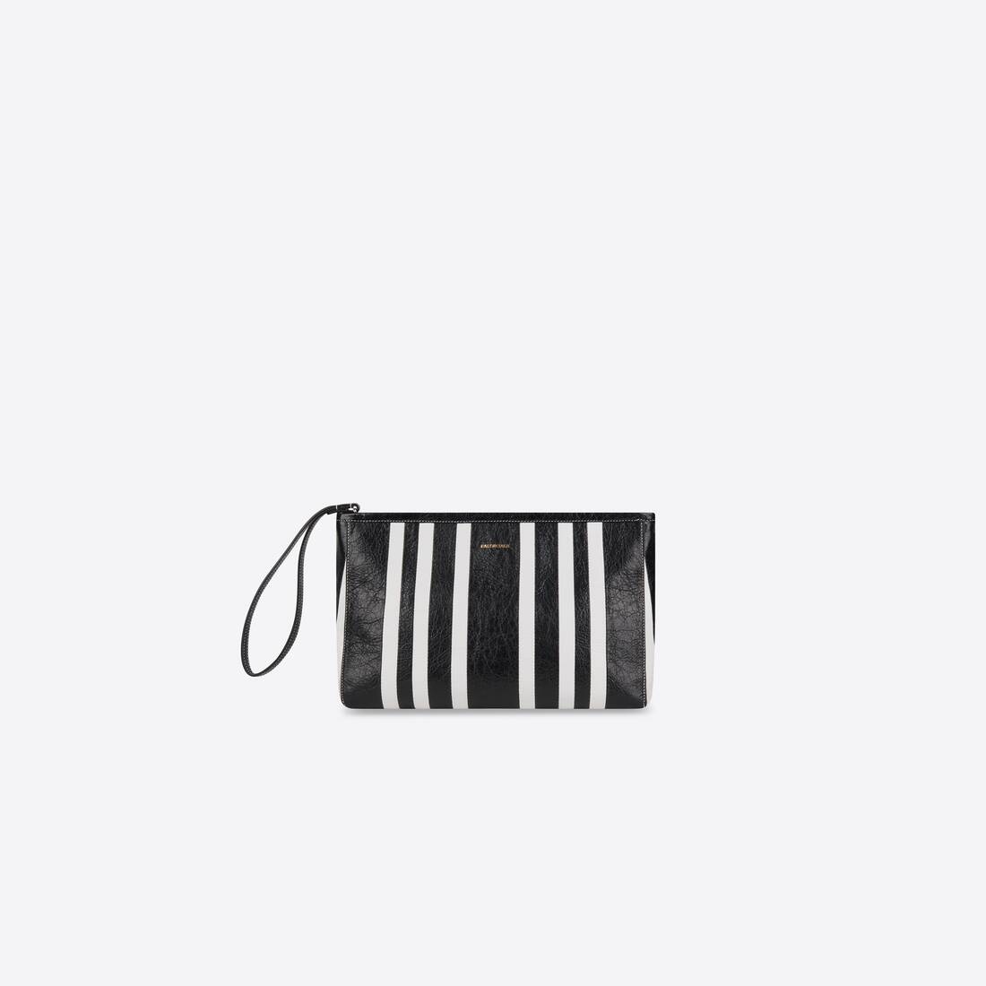 Barbes Large Zip Pouch in Black - 4
