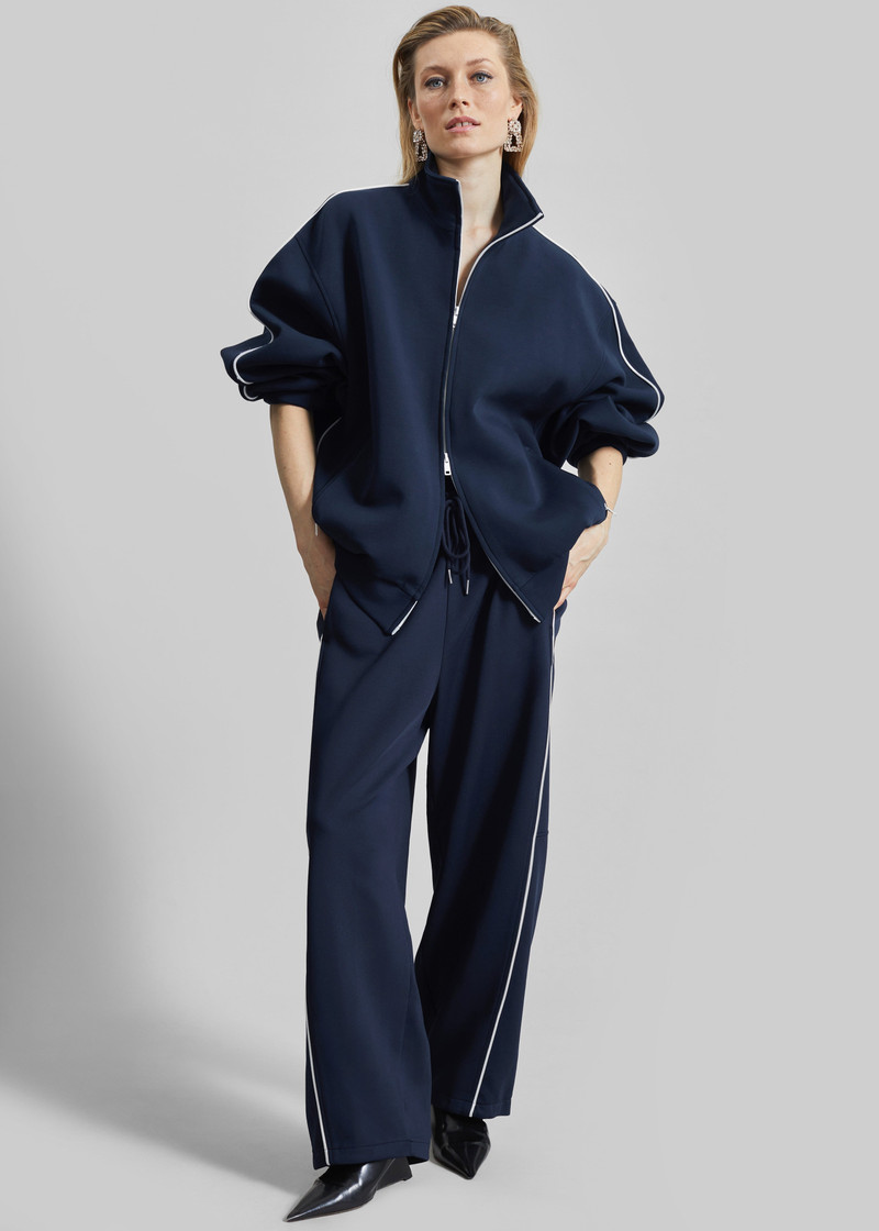 Nayen Zip-Up Jacket - Navy 3