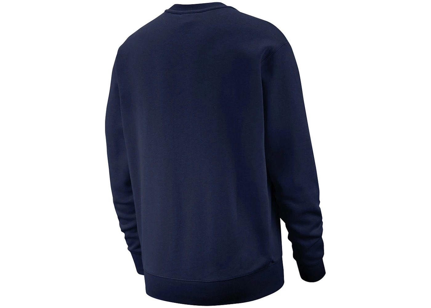 Nike Sportswear Club Fleece Crewneck Midnight Navy/White - 2
