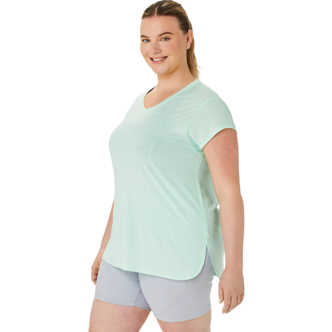 WOMEN'S HEATHER VNECK TOP - 3