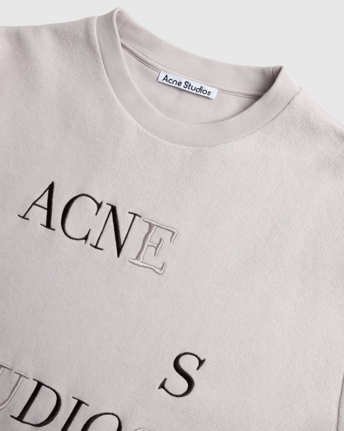 Acne Studios – Logo T-Shirt Beige - 6