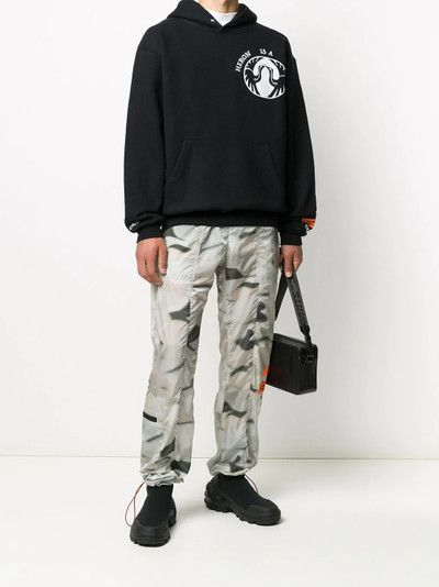 Heron Preston Over Bird Print sweatshirt outlook