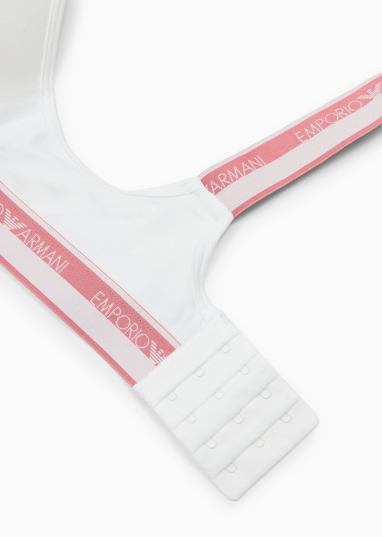ASV iconic logo band organic-cotton padded bralette - 4