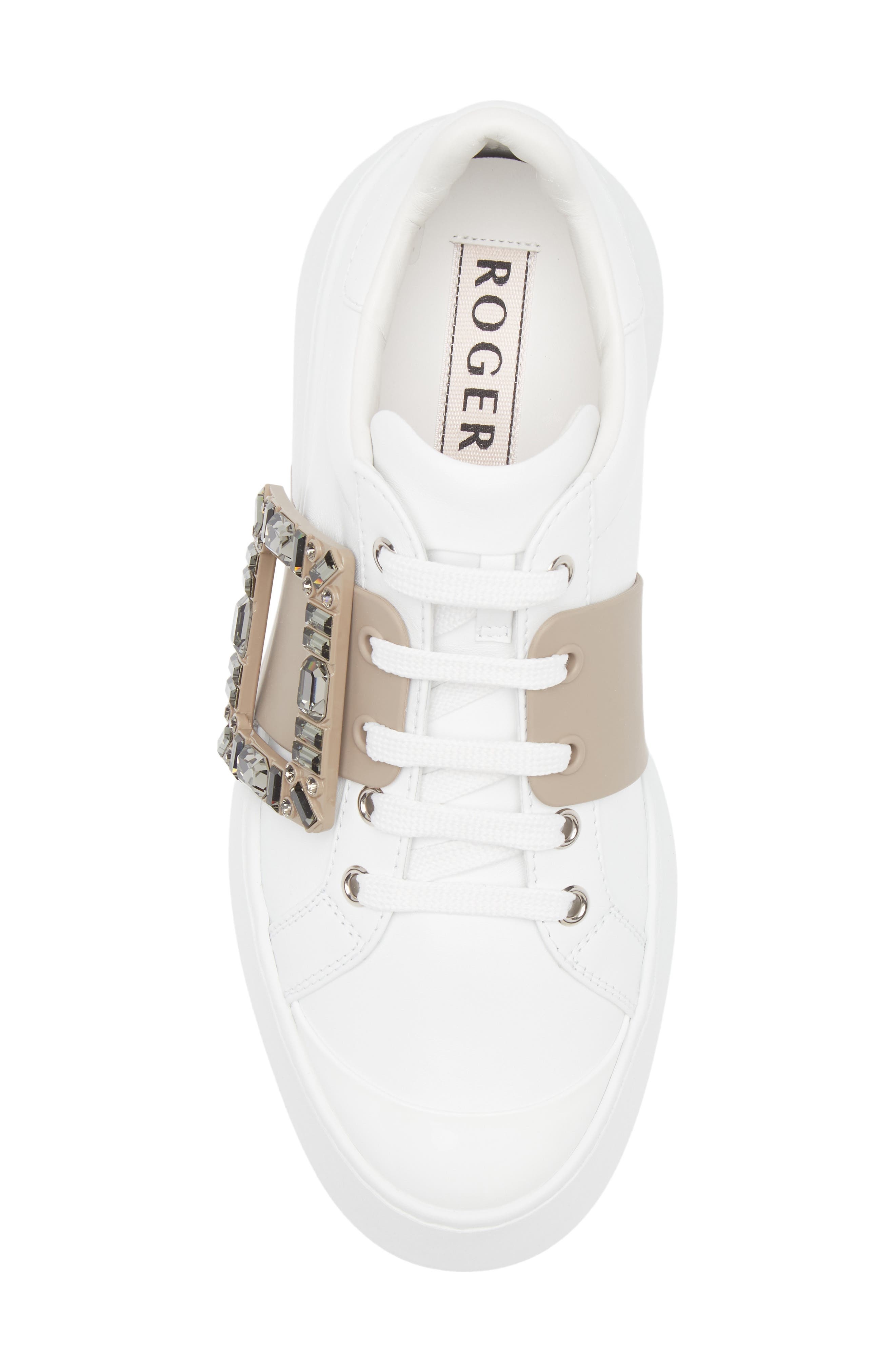 Roger Vivier Viv Skate Crystal Embellished Platform Sneaker in Altraversione at Nordstrom - 5