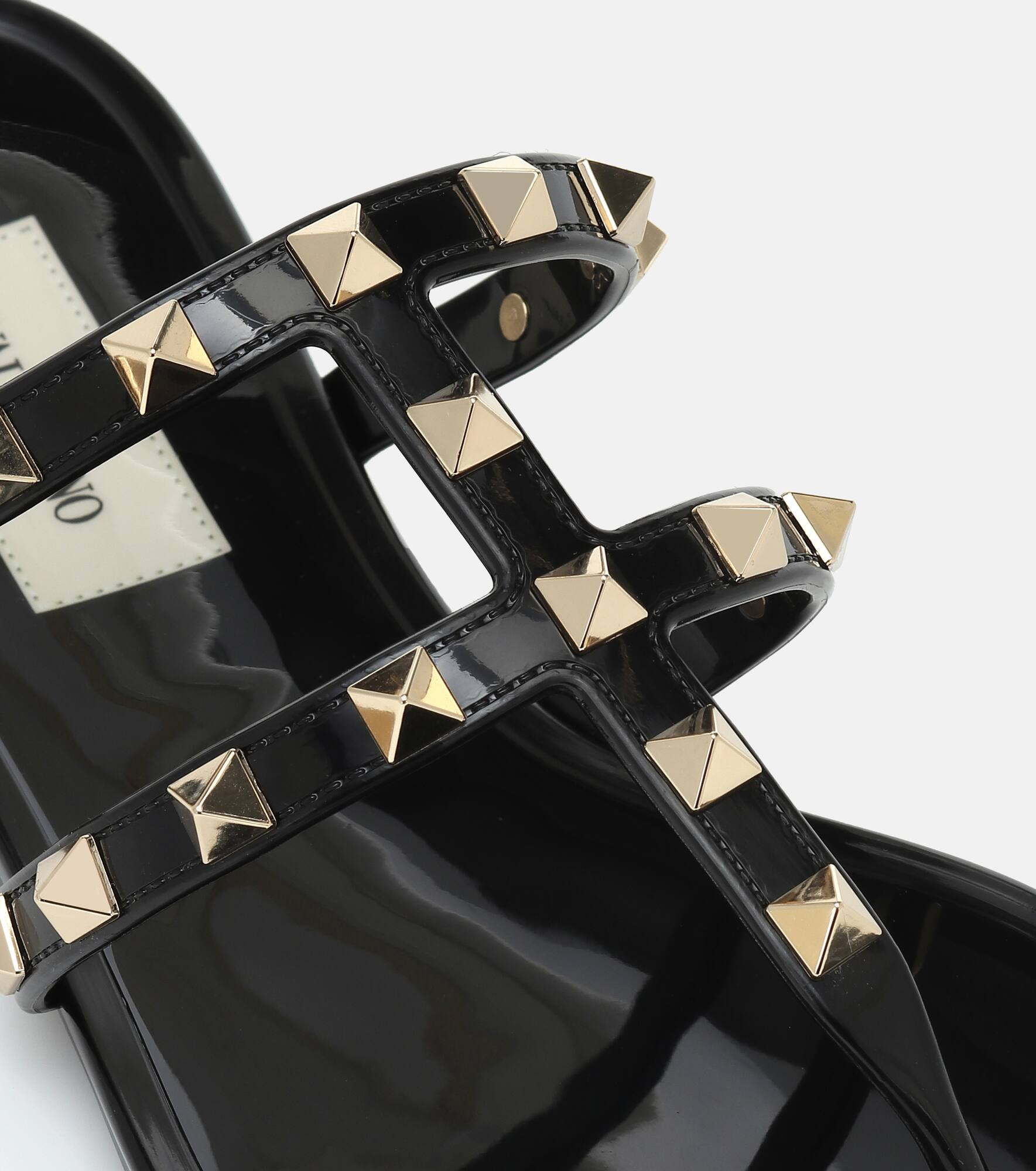 Valentino Garavani Rockstud PVC thong slides - 5