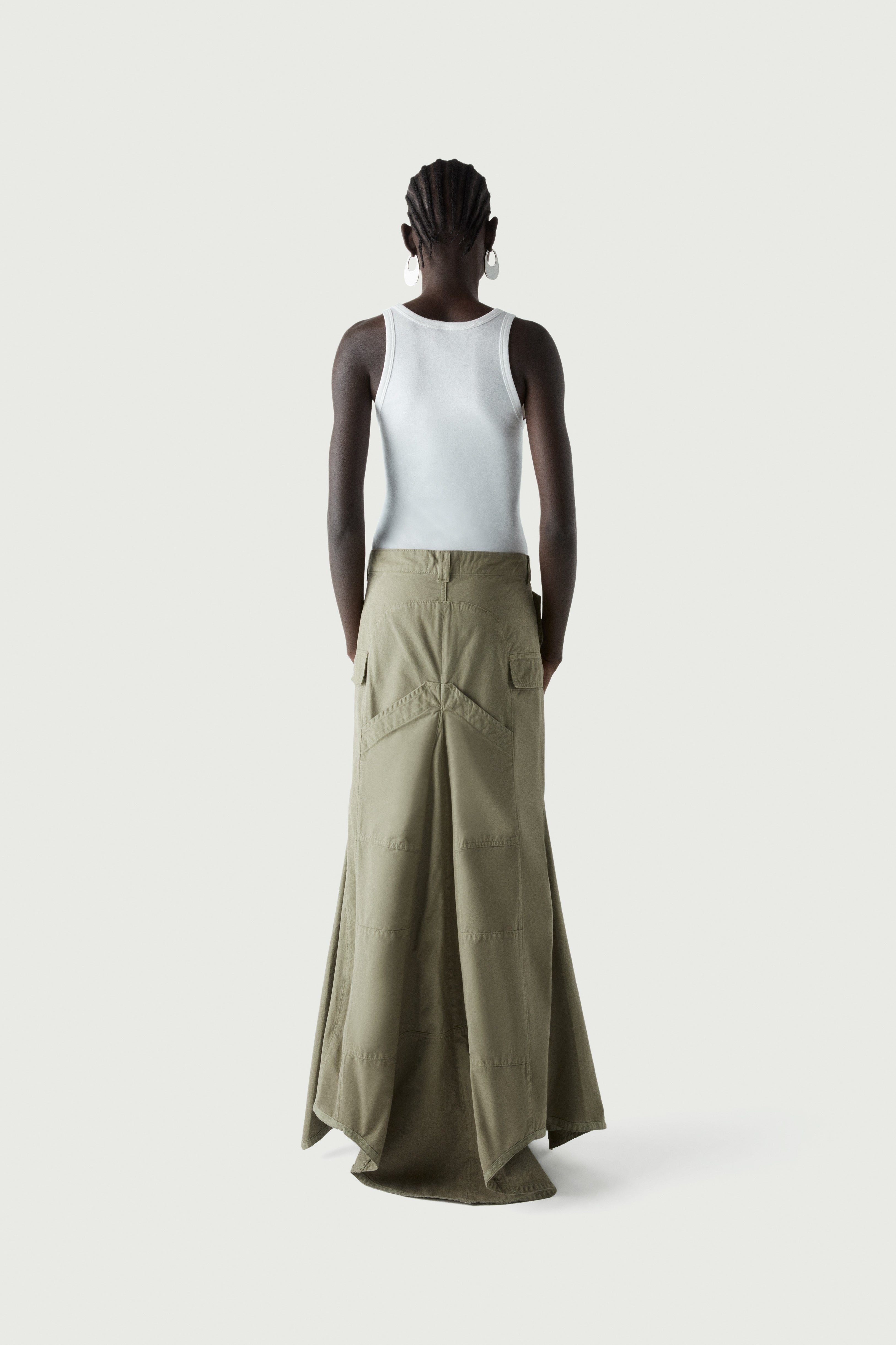 Panelled Skirt - 4
