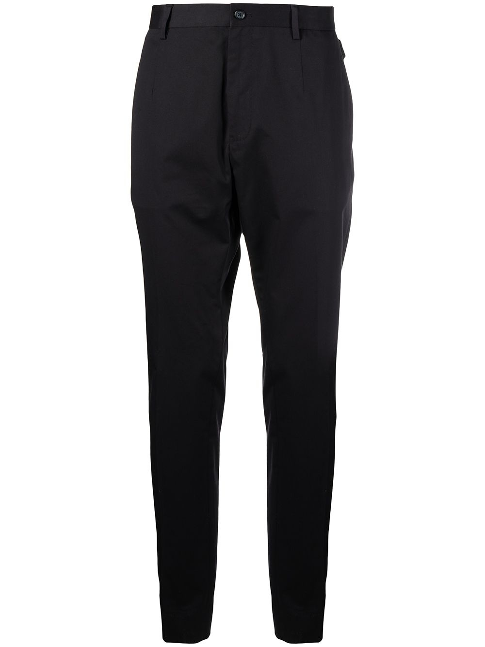 logo patch tailored trousers - 1