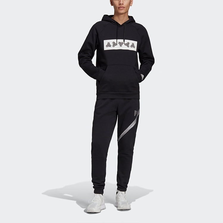adidas Tan Sw Hoody Soccer/Football Sports Training Pullover Black FS5049 - 3