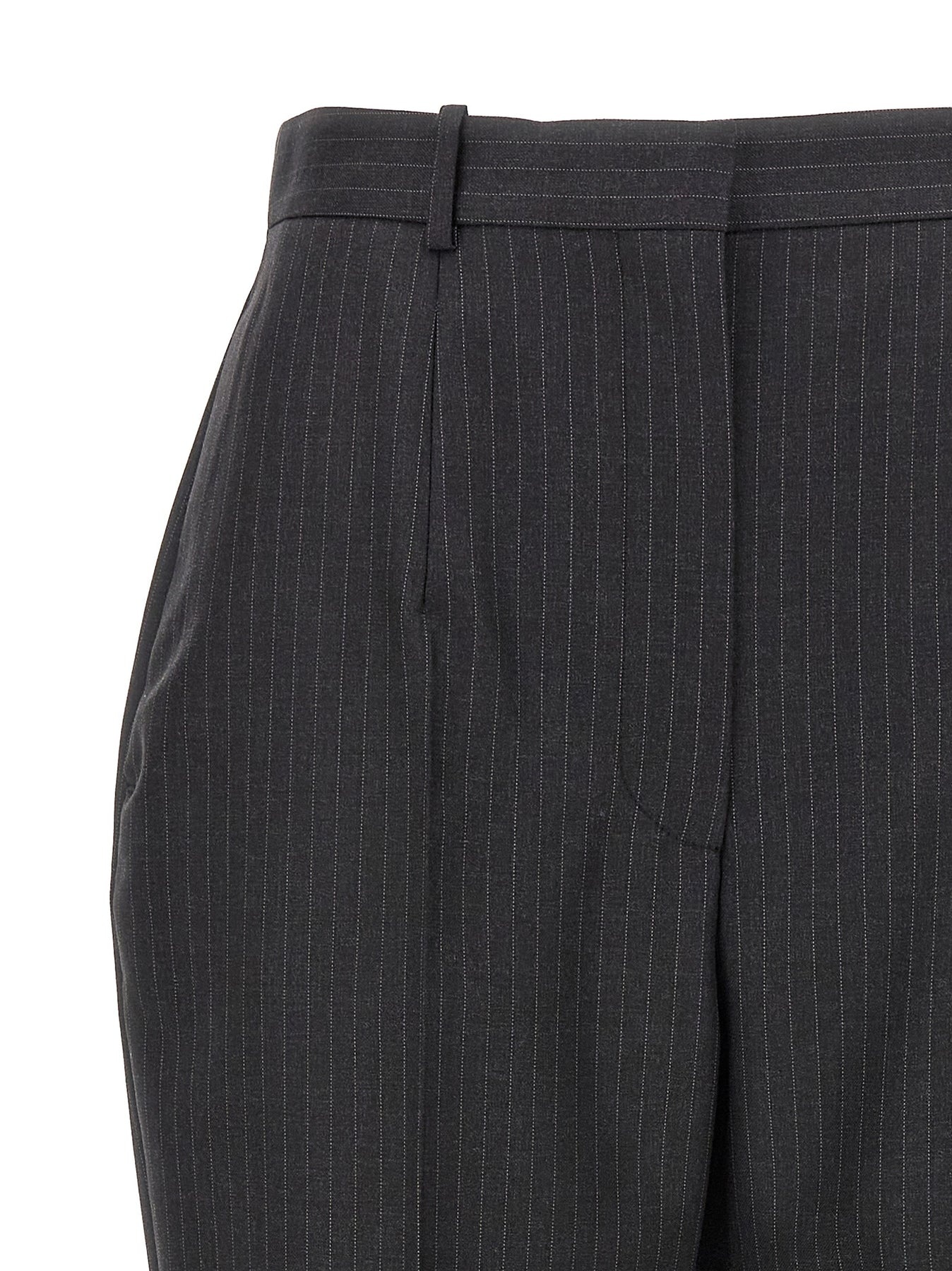 パンツ ALEXANDER MCQUEEN Pinstripe pants Gray 798018QJAEI Alexander McQueen Pinstripe Pants Gray | wananluxury