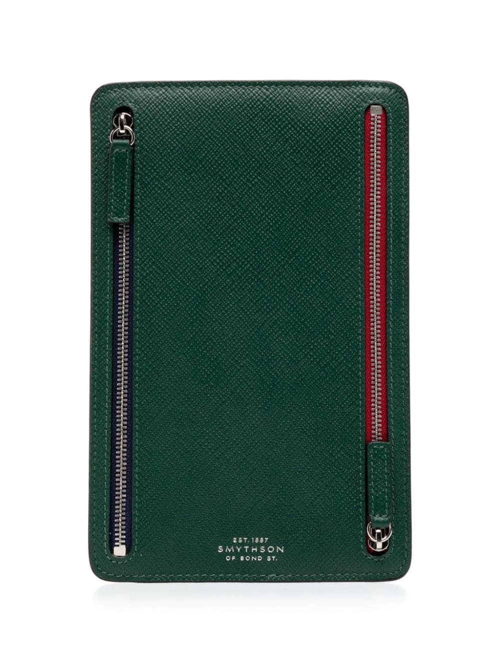 Smythson logostamp leather case REVERSIBLE