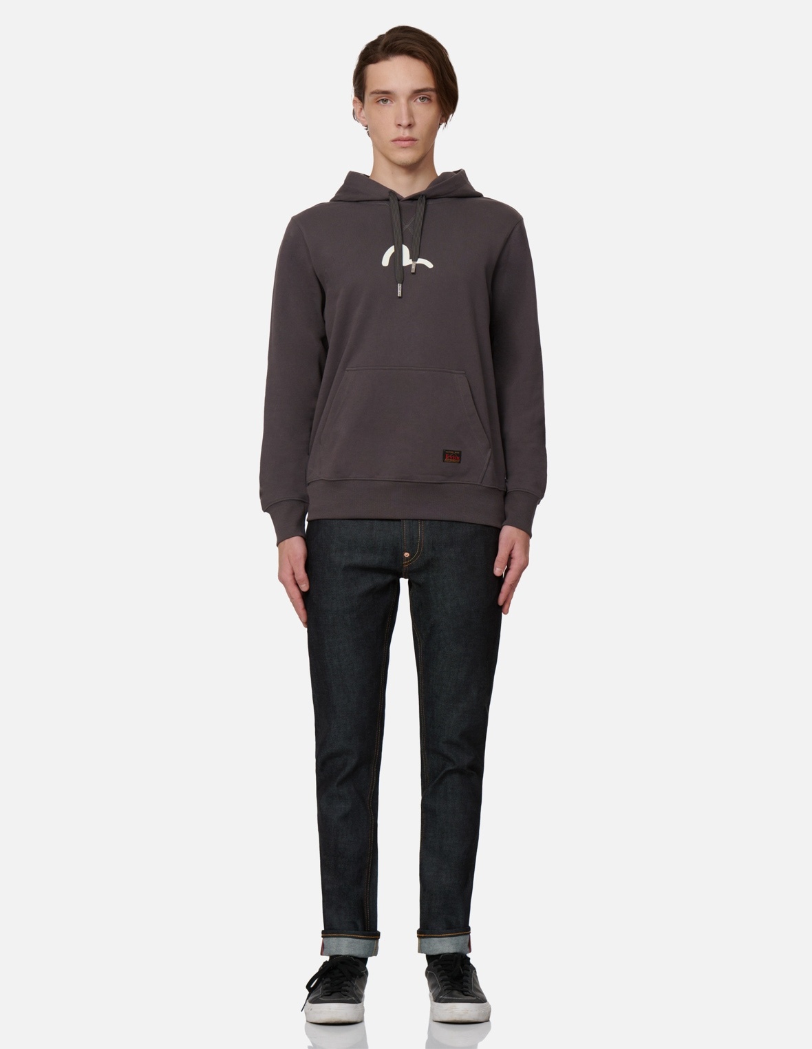 SEAGULL PRINT HOODED SWEATSHIRT - 5